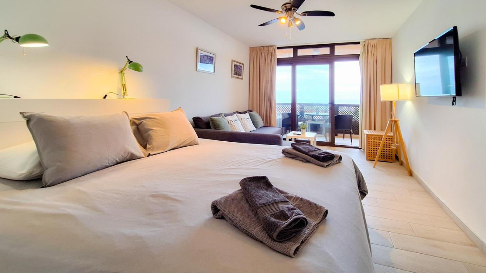 Studio With Balcony And Sea View Puerto de la Cruz  Exteriör bild