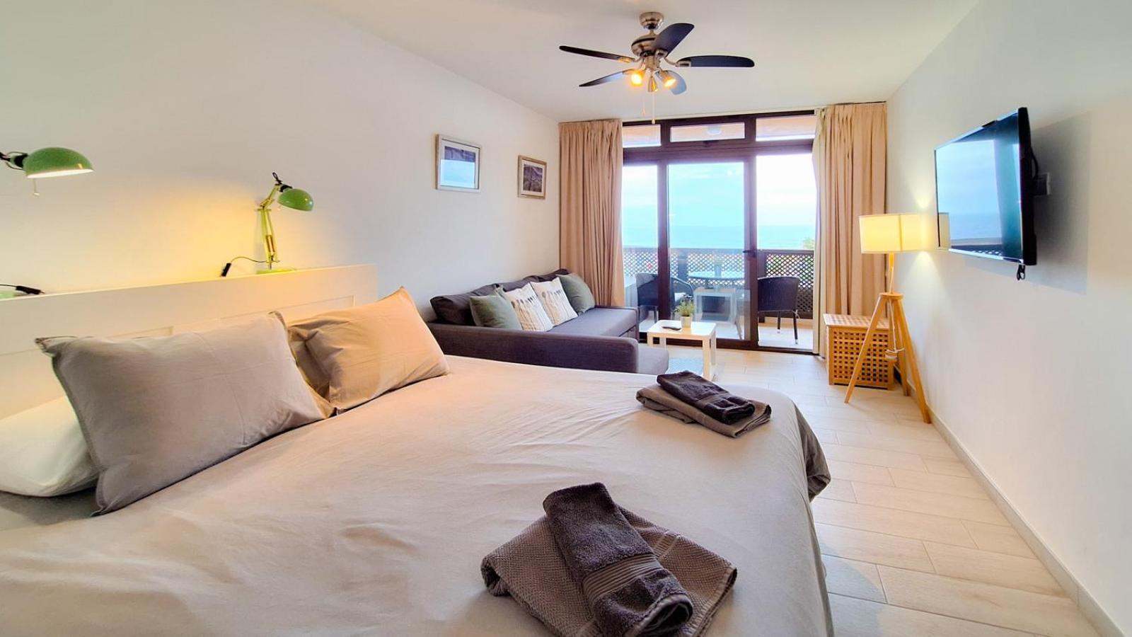 Studio With Balcony And Sea View Puerto de la Cruz  Exteriör bild